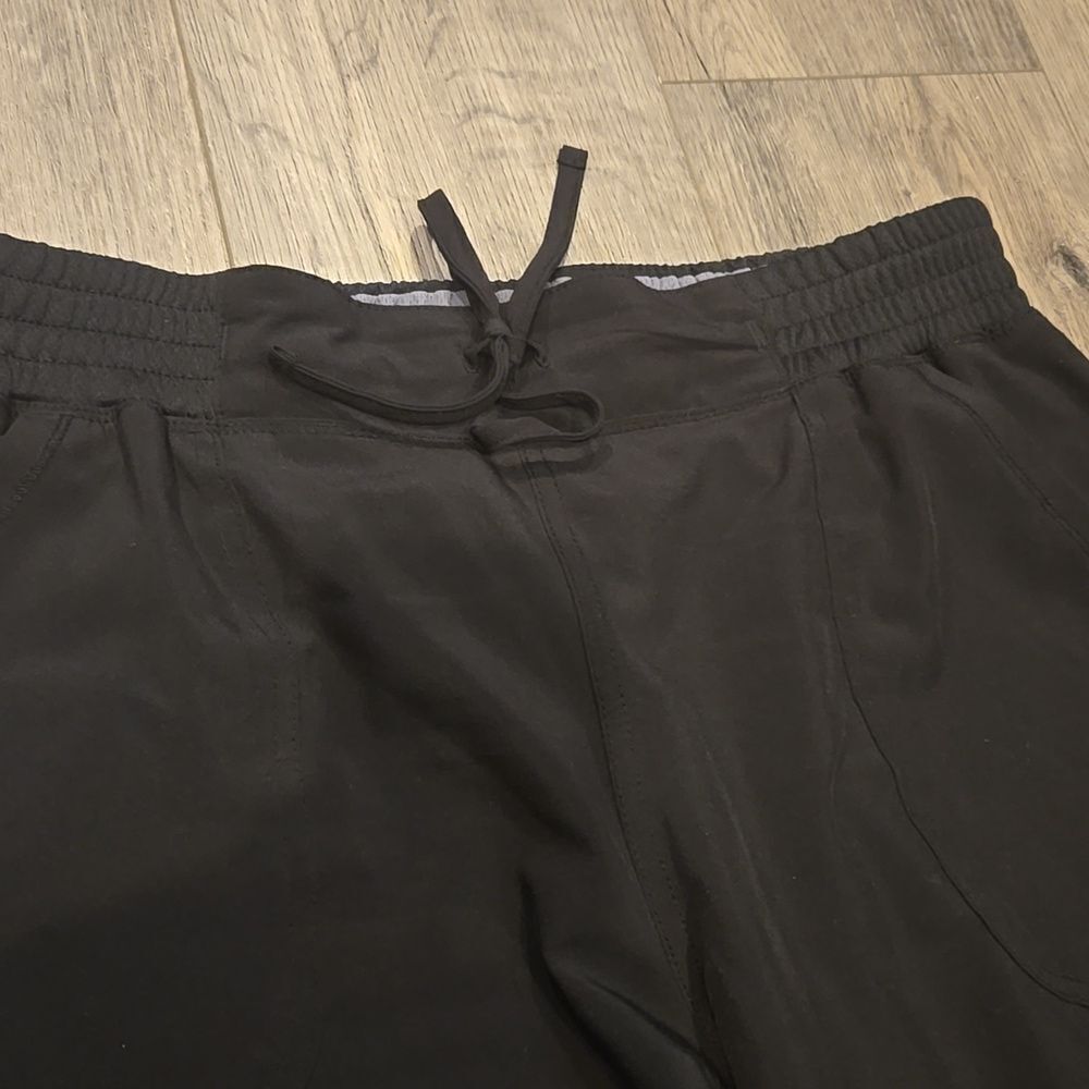 Womens Scrubstar Black Pants Medium Pettite - Picture 4 of 6